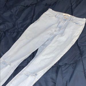PacSun Ripped Hi-Rise Jean Leggings
